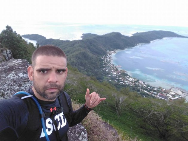 Alexis Crescence, un Réunionnais observateur météo et coureur sur l’île de Mangareva dans le Pacifique 