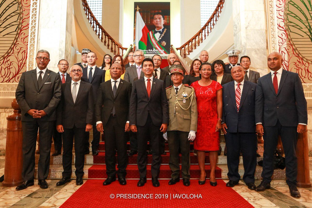 Madagascar : Le président Rajoelina présente son gouvernement
