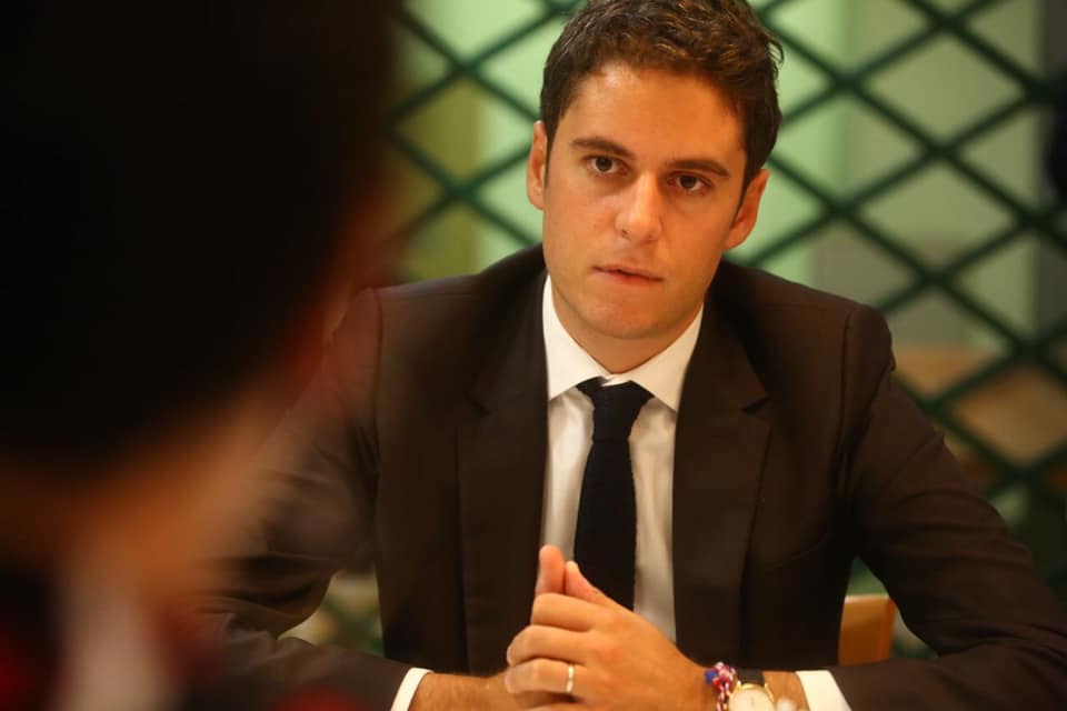 La Réunion: Gabriel Attal, le secrétaire d&rsquo;Etat auprès du Ministère de l&rsquo;Education en visite durant 2 jours