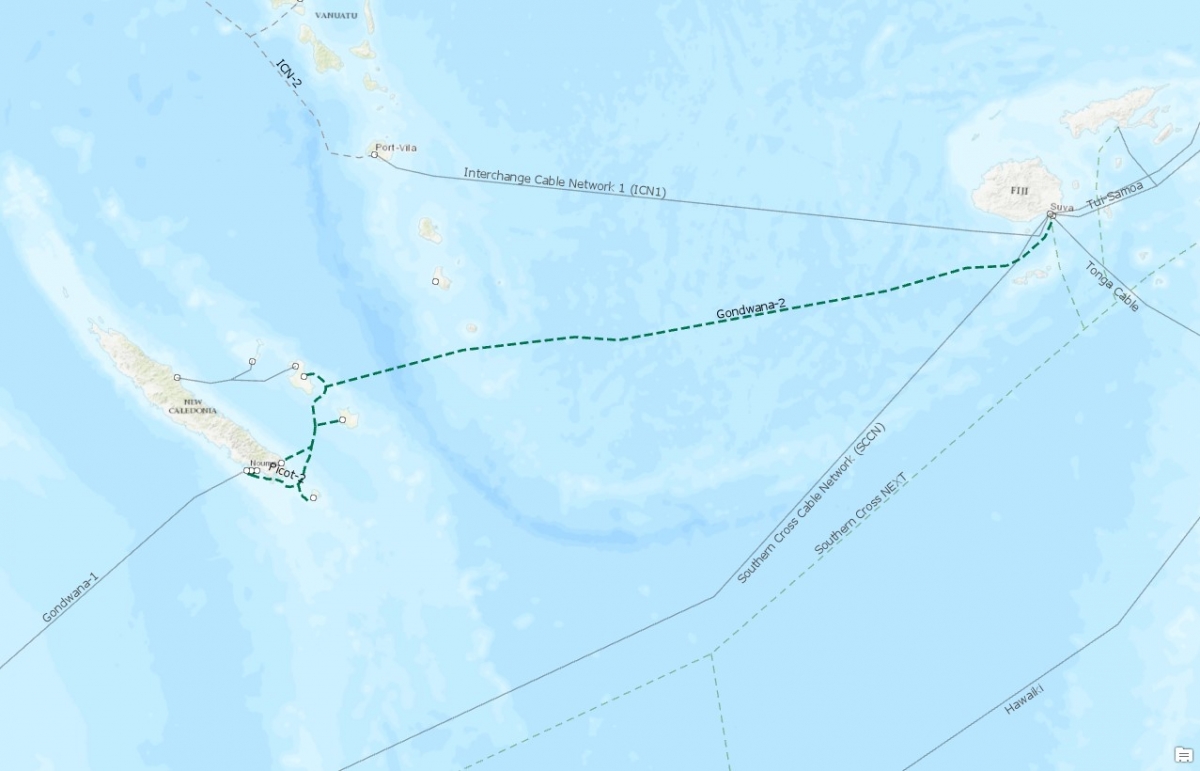 Câbles sous-marins : La Nouvelle-Calédonie veut sécuriser sa connexion par un nouveau câble vers les Fidji