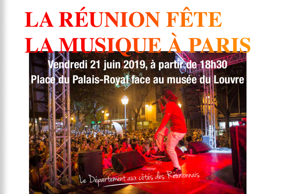 La Réunion fête la musique au cœur de Paris, place du Palais-Royal, le 21 juin