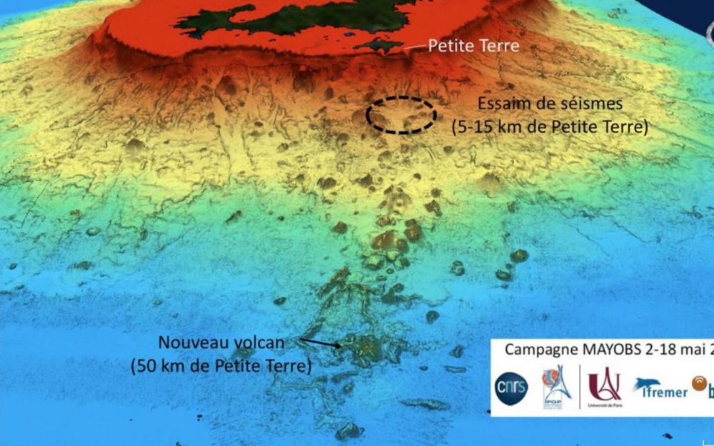 Mayotte : Une coulée de lave découverte au sud du nouveau volcan sous-marin dont l’activité n’a pas évolué