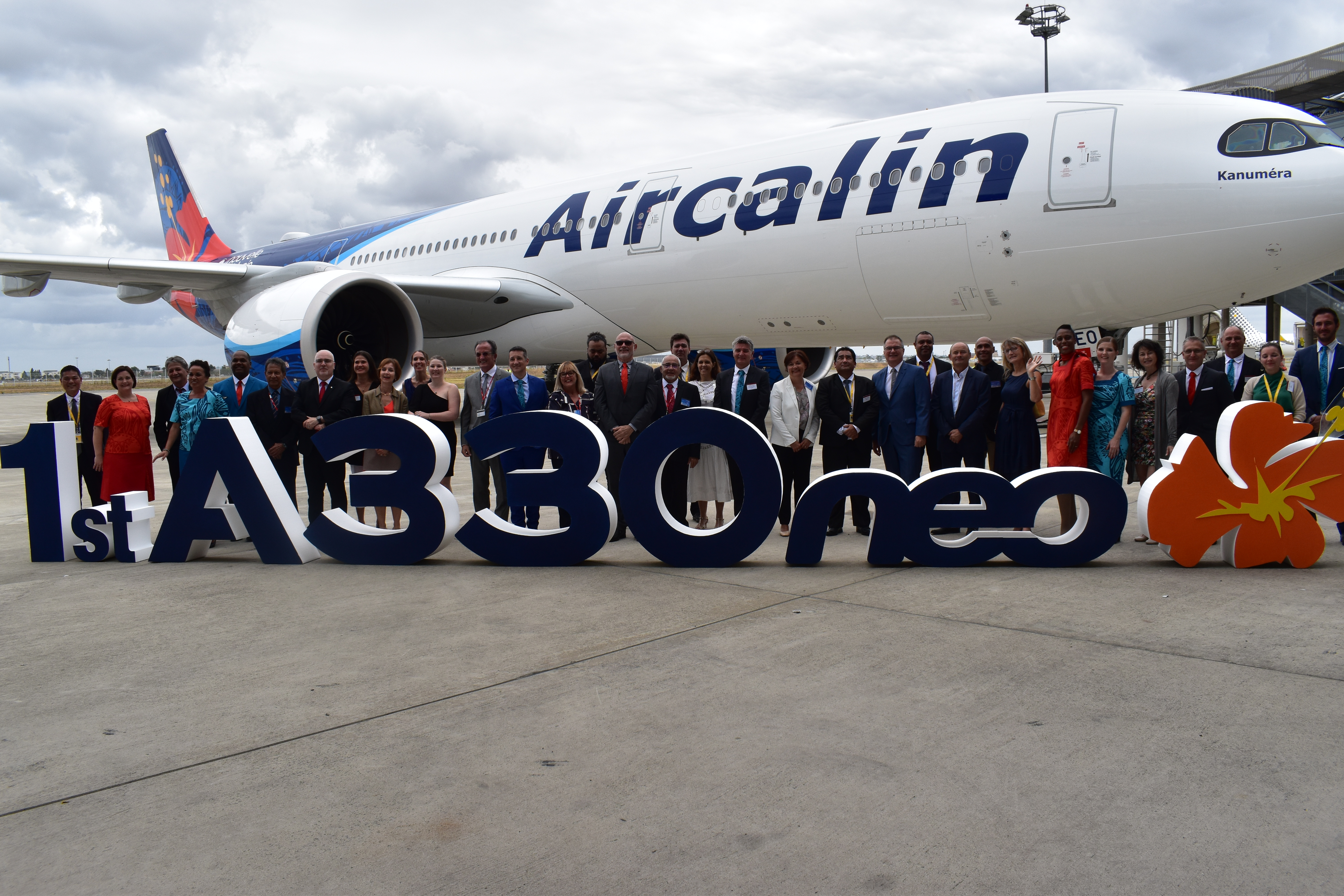 Desserte aérienne : Aircalin réceptionne «Kanuméra», son premier A330neo