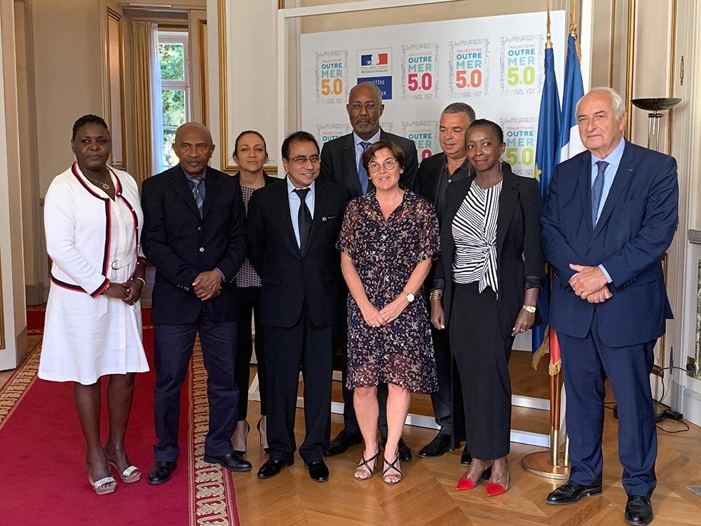 Economie en Outre-mer : Les Présidents des CCI des Outre-mer accompagnés du Président de CCI France reçus par la Ministre des Outre-mer
