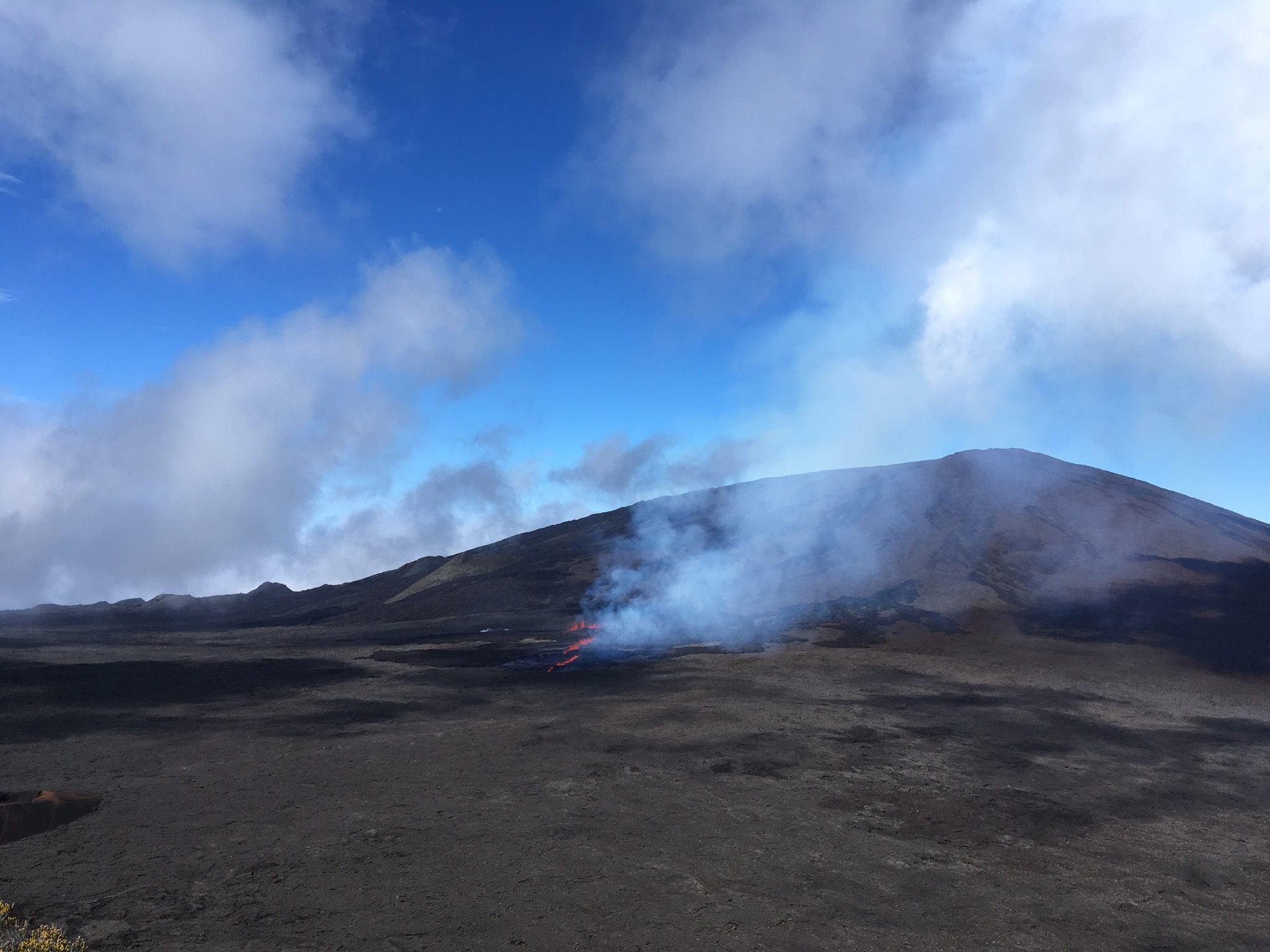 La Réunion: Fin de l&rsquo;éruption volcanique au Piton de la Fournaise