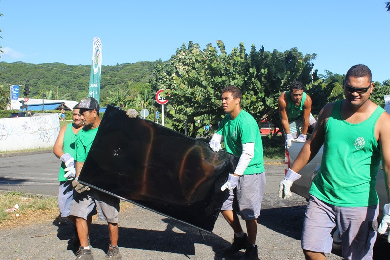 Environnement : Depuis fin juin, près de 30 tonnes de déchets électroniques ont été récoltés à Tahiti
