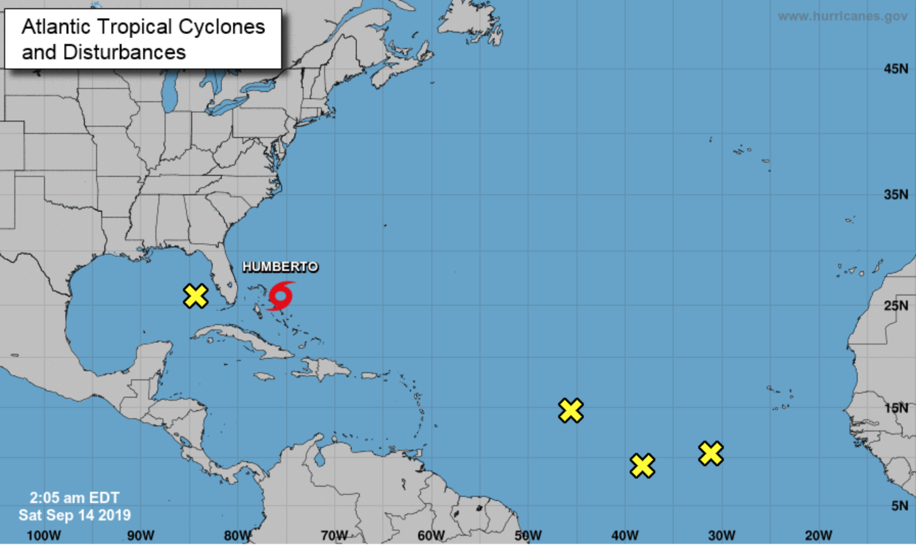 Une nouvelle tempête arrive aux Bahamas, déjà dévastées par Dorian