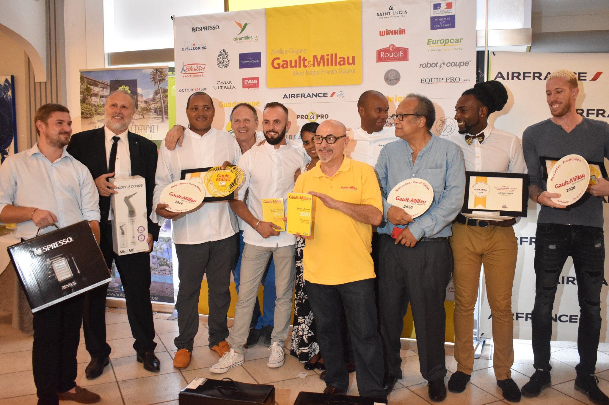 Gastronomie en Martinique: 75 nouvelles tables martiniquaises référencées, 3 chefs et 1 barman honorés dans le Gault et Millau 2020