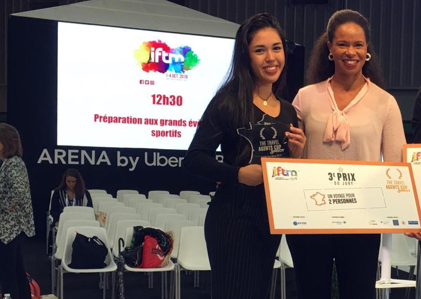 IFTM Top Resa : L’étudiante martiniquaise Xoang Petra remporte la 3ème place du Travel Agents Cup Junior