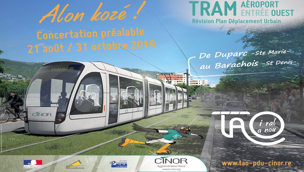 Transports à La Réunion : Plus de 50 000 citoyens consultés sur le Tram Ouest Aéroport