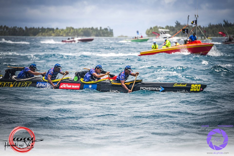 Hawaiki Nui Va’a en Polynésie : Team OPT remporte la 2ème étape, Shell Va’a décroche
