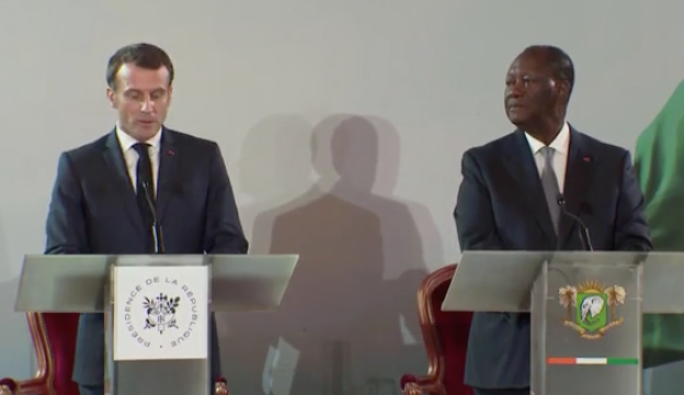 Emmanuel Macron en Côte d&rsquo;Ivoire : Le « colonialisme a été une erreur profonde, une faute de la République »