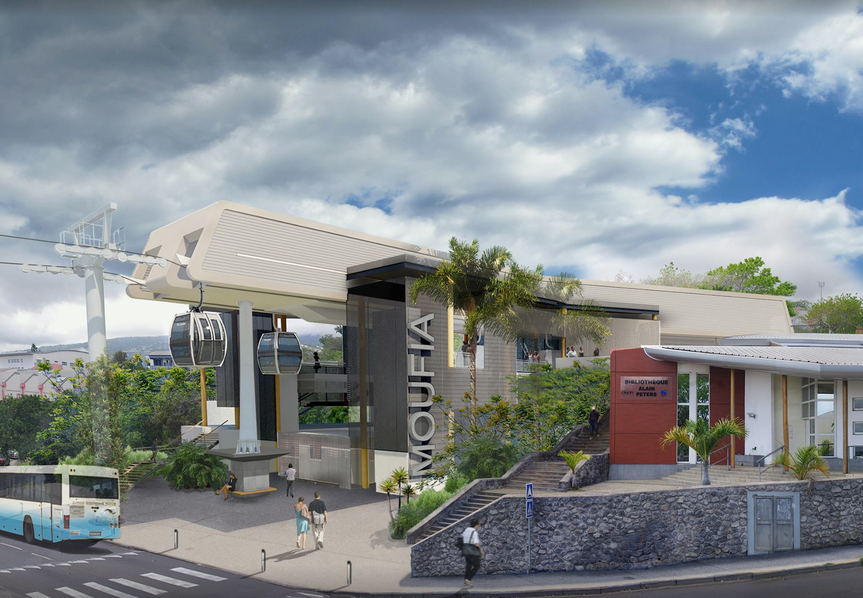 Transports à La Réunion: La Préfecture de la Réunion donne son feu vert au projet du téléphérique urbain de la Réunion