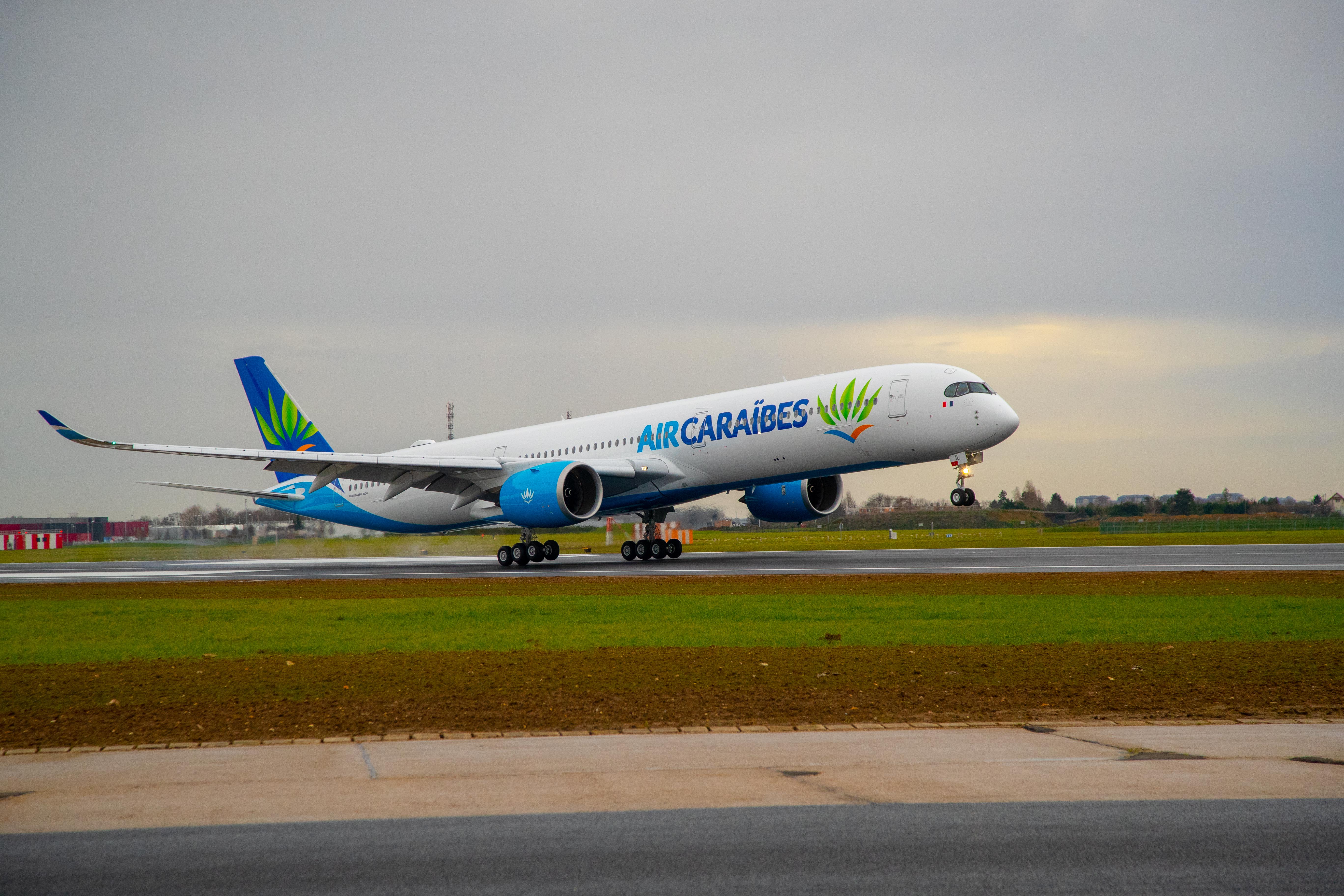 Desserte aérienne : Air Caraïbes a présenté son premier Airbus A350-1000