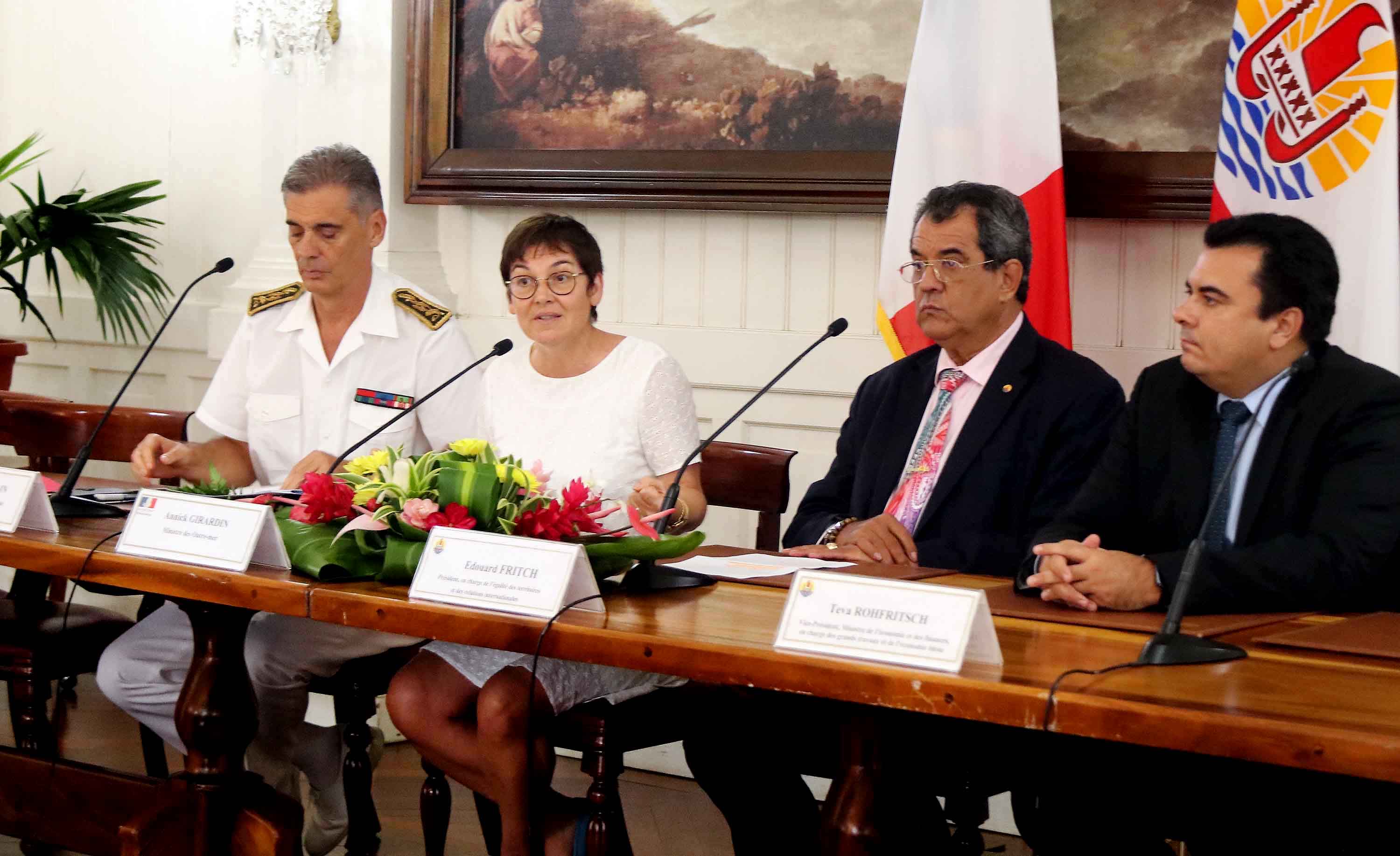 Annick Girardin en Polynésie : « Plus de 70% des engagements » de l’Accord de l’Élysée « concrétisés »