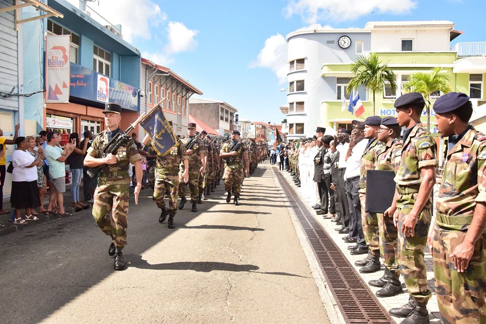 SMA : Visite officielle du Général Thierry Laval au régiment de Martinique