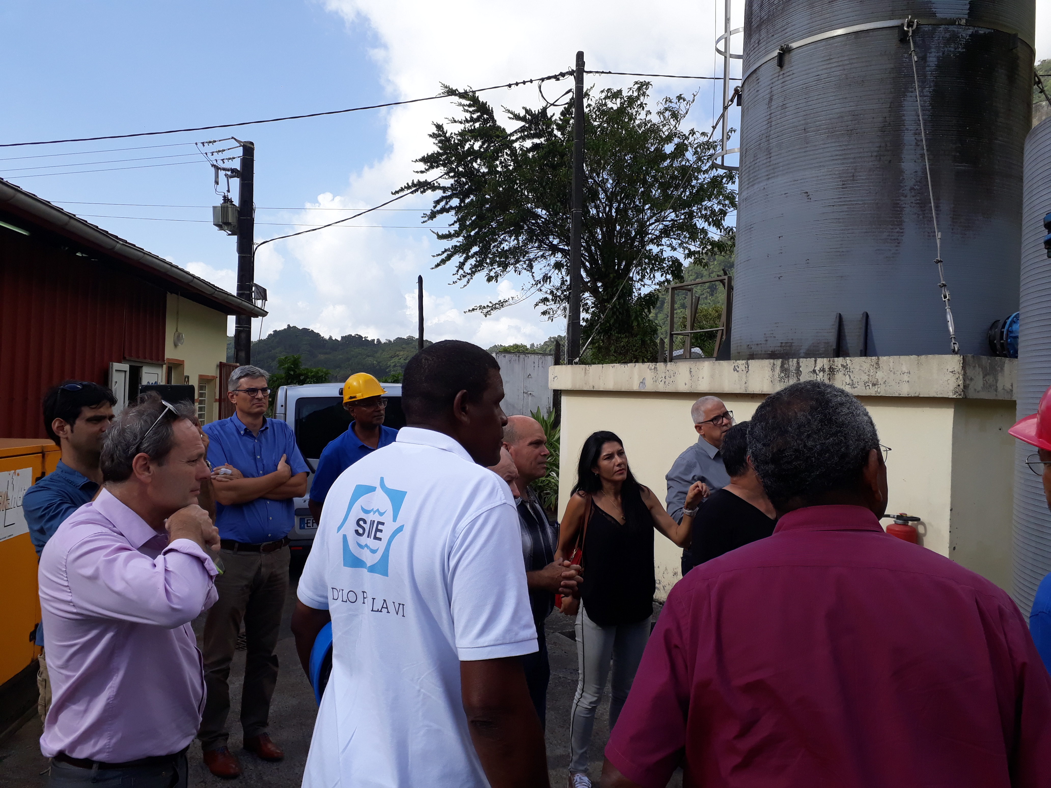 Martinique : Une délégation cubaine visite l’usine de production d’eau potable d’Urion au Morne-Vert