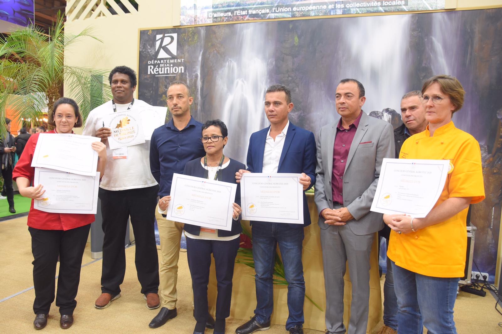 Concours général agricole : Les médaillés de La Réunion au Salon international de l’Agriculture 2020