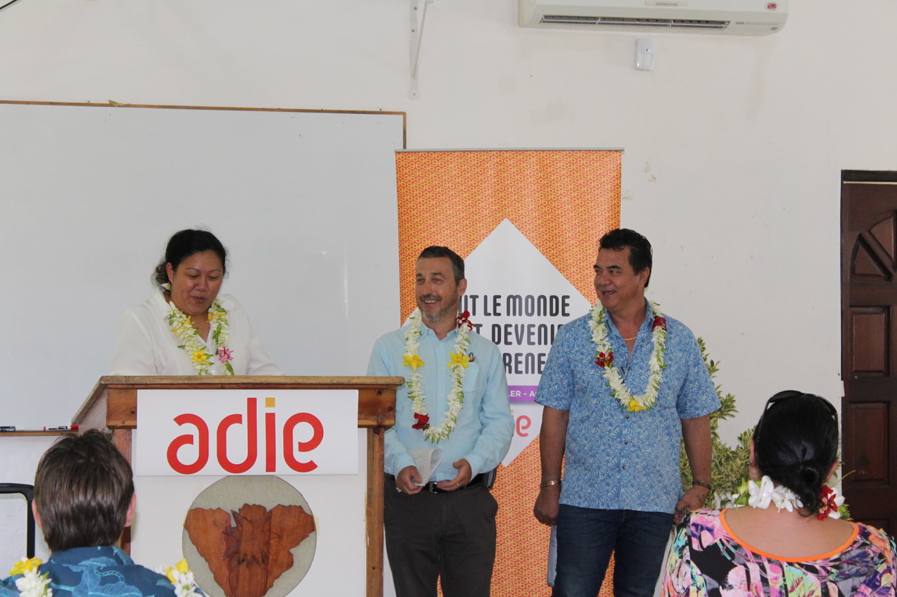 Emploi en Polynésie: Une nouvelle agence Adie à Moorea inaugurée