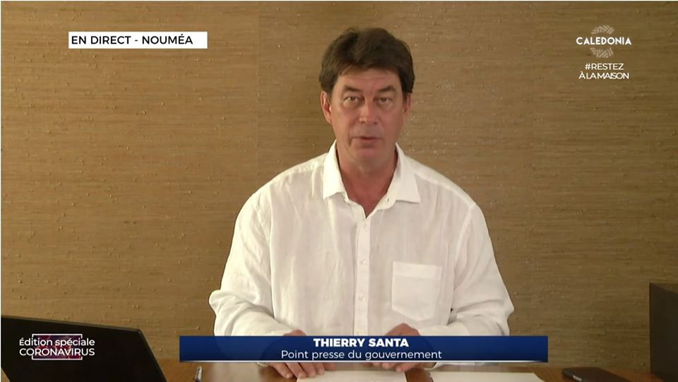 Covid-19 en Nouvelle-Calédonie : Le président du gouvernement Thierry Santa placé en quatorzaine