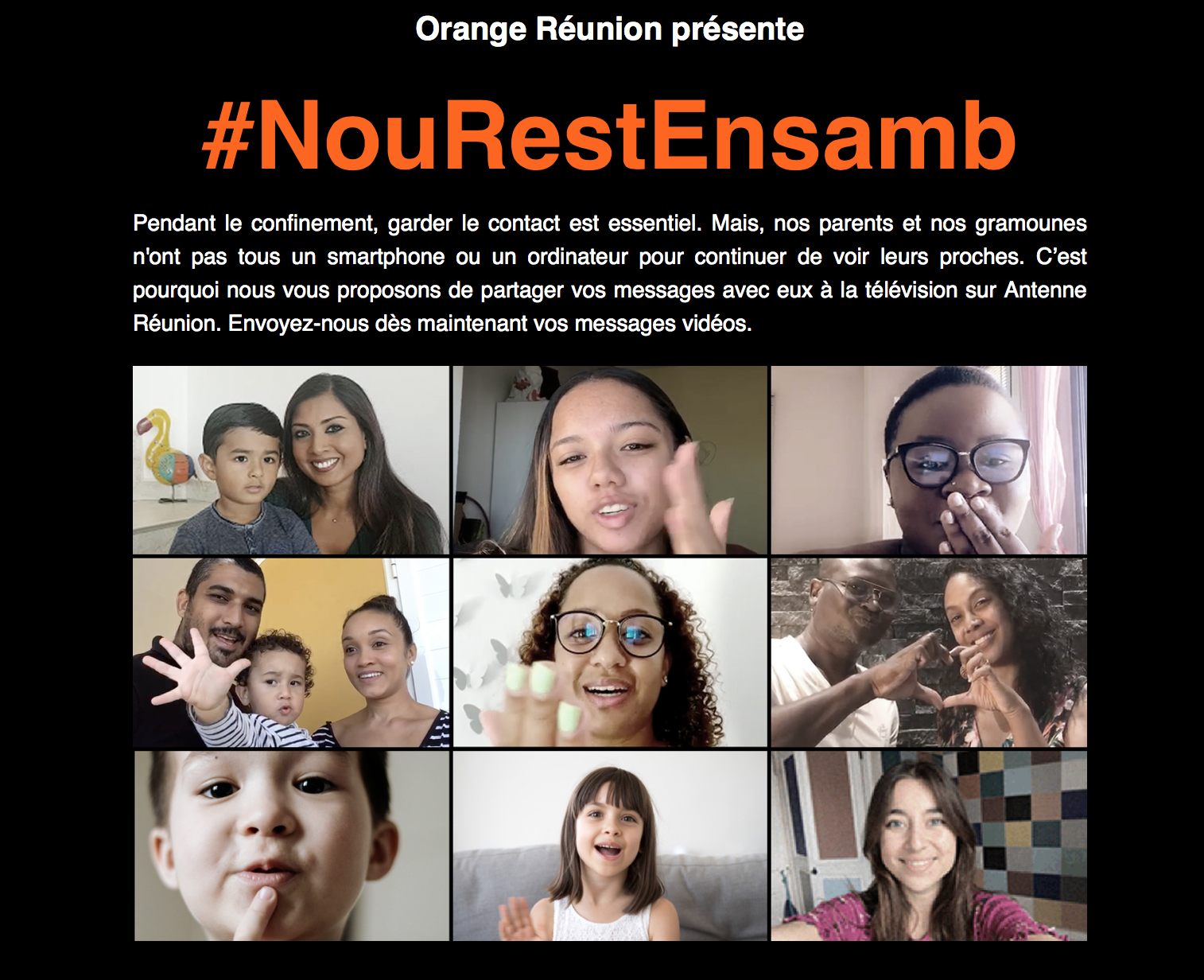 Covid-19- La Réunion: Orange Réunion lance #Nourestensamb pour garder le contact durant le confinement