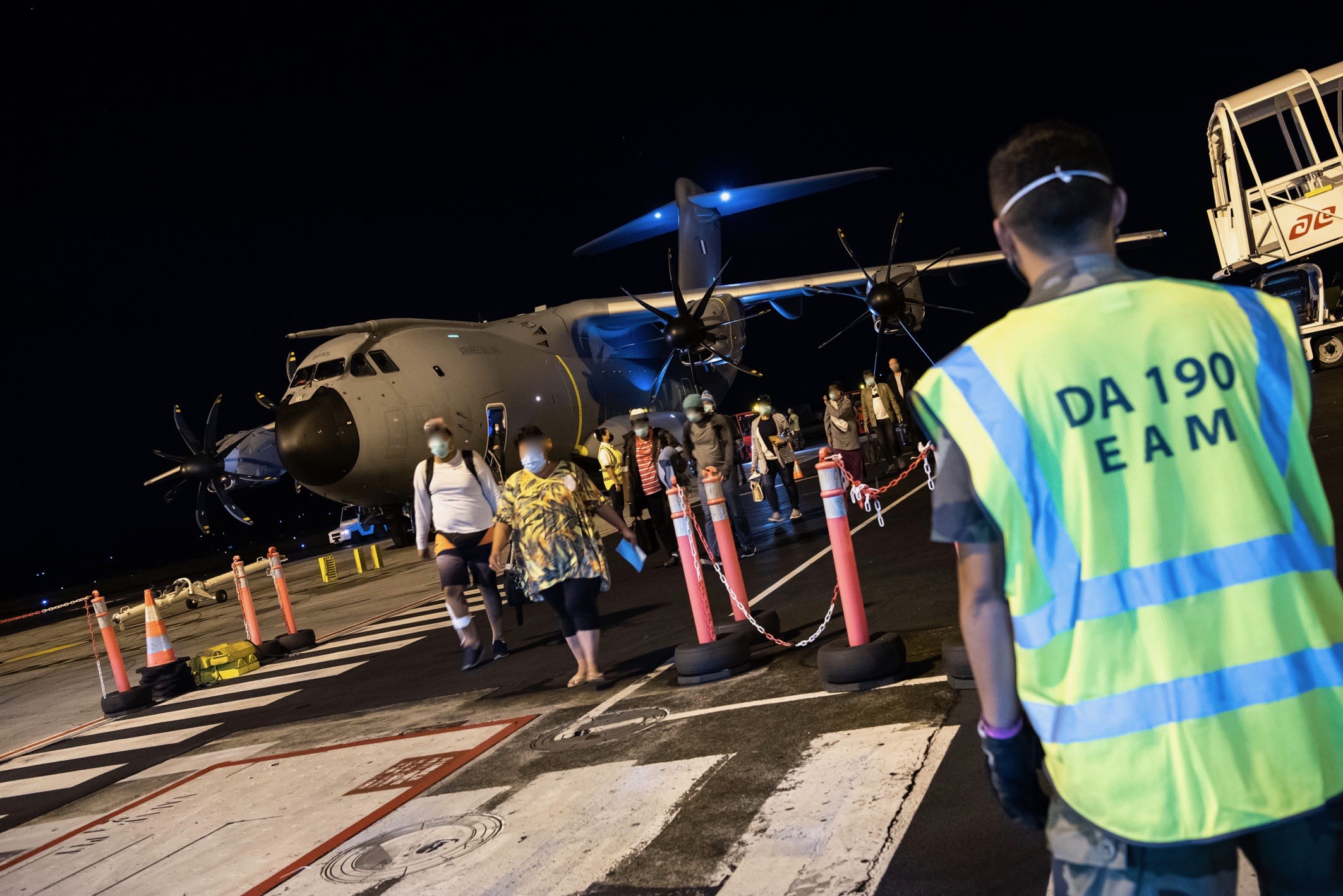 Polynésie : L’A400M rapatrie des résidents bloqués en Nouvelle-Zélande