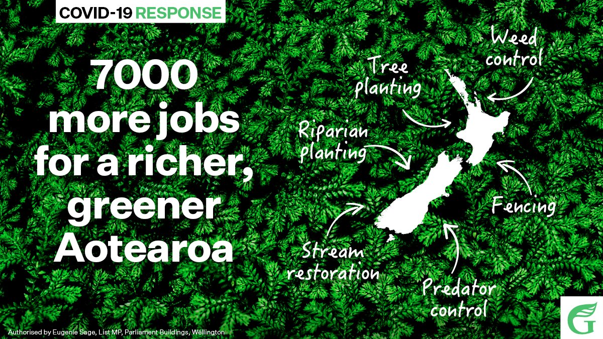 En Nouvelle-Zélande, le Parti Vert plaide pour un plan de relance écologique