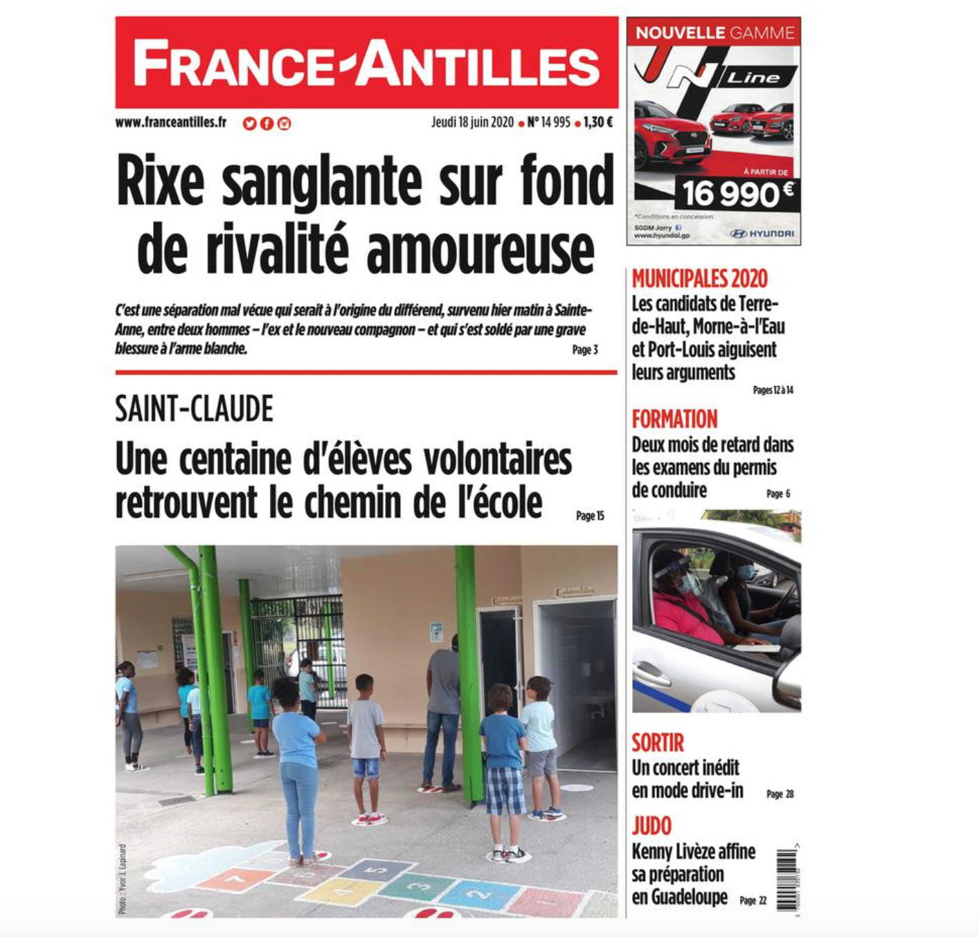 France-Antilles de retour dans les kiosques en Guadeloupe et Martinique