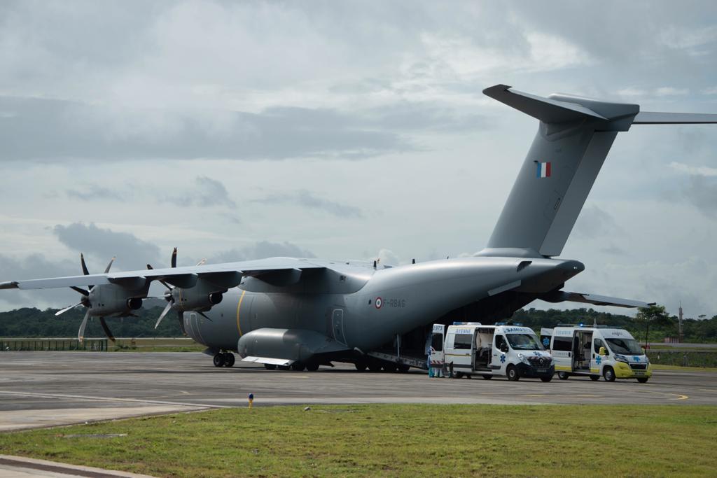 Coronavirus : Fin de mission pour l’A400M déployé en Guyane