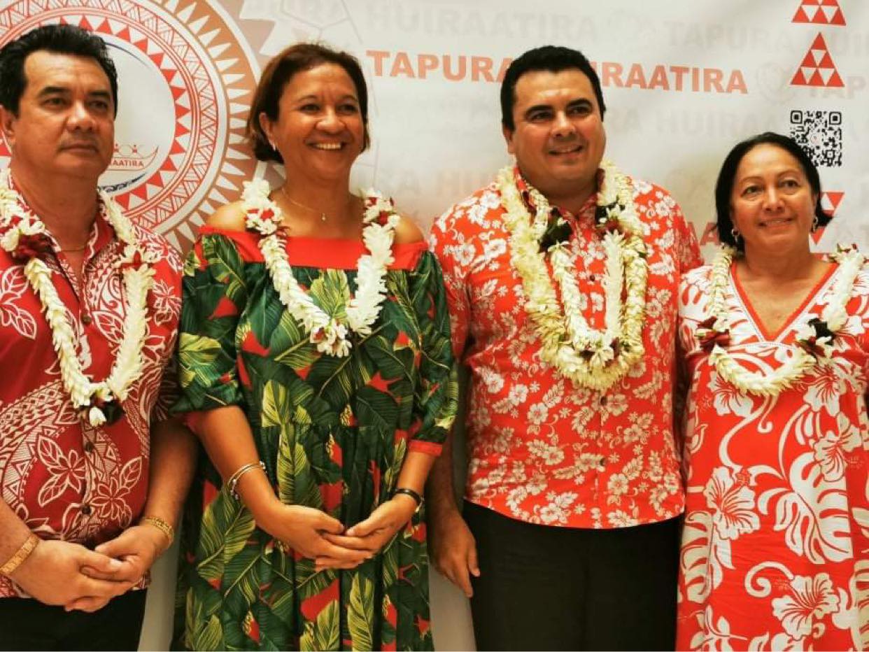 Sénatoriales 2020 : le Tapura Huiraatira investit Lana Tetuanui et Teva Rohfritsch comme candidats