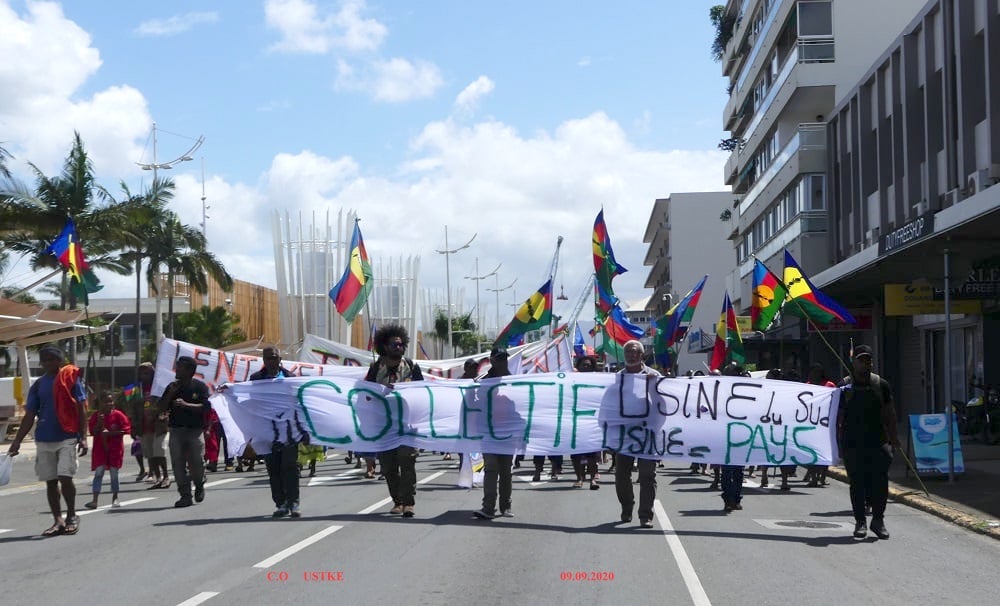 Nouvelle-Calédonie : Deuxième manifestation du Collectif coutumier après le retrait de NCR pour le rachat de Vale NC
