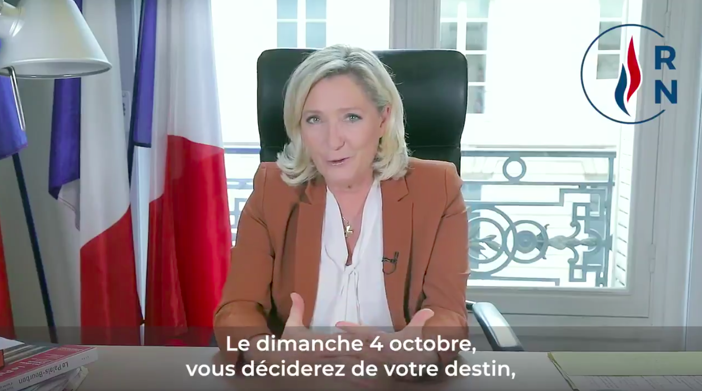 Référendum en Nouvelle-Calédonie : Marine Le Pen appelle au « non » à l&rsquo;indépendance